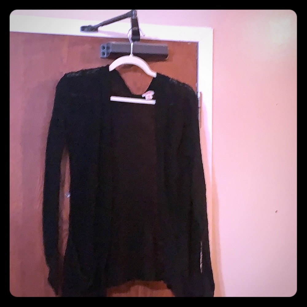 Black Duster/Cardigan